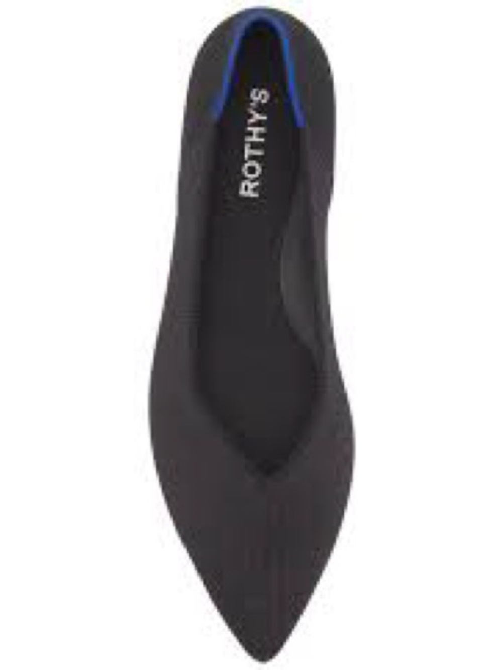 Rothy's The Point Black Flats Women’s Size 8.5 (Fits like a 7.5)